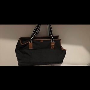 Black and Brown Tote Bag